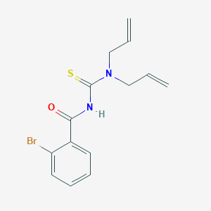 molecular formula C14H15BrN2OS B319220 N,N-diallyl-N'-(2-bromobenzoyl)thiourea 