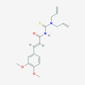 N,N-diallyl-N'-[3-(3,4-dimethoxyphenyl)acryloyl]thiourea