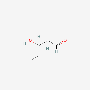 molecular formula C6H12O2 B3192230 3-Hydroxy-2-methylpentanal CAS No. 615-30-5