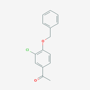 Ethanone, 1-[3-chloro-4-(phenylmethoxy)phenyl]-