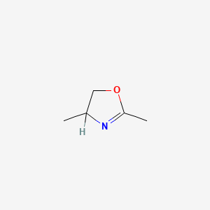 molecular formula C5H9NO B3192247 2,4-Dimethyl-4,5-dihydro-1,3-oxazole CAS No. 6159-23-5