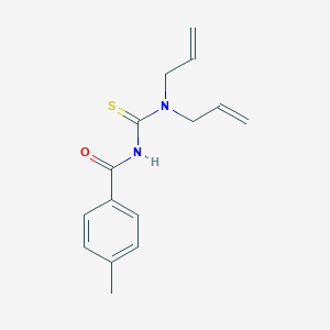 molecular formula C15H18N2OS B319227 N,N-diallyl-N'-(4-methylbenzoyl)thiourea 