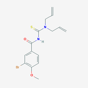 molecular formula C15H17BrN2O2S B319228 N,N-diallyl-N'-(3-bromo-4-methoxybenzoyl)thiourea 