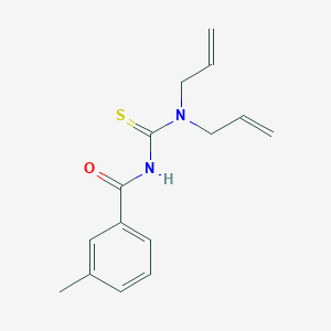 molecular formula C15H18N2OS B319232 N,N-diallyl-N'-(3-methylbenzoyl)thiourea 