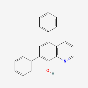 molecular formula C21H15NO B3192325 5,7-Diphenylquinolin-8-ol CAS No. 620987-09-9