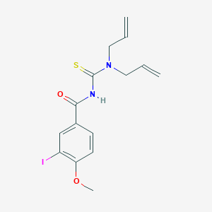 molecular formula C15H17IN2O2S B319233 N,N-diallyl-N'-(3-iodo-4-methoxybenzoyl)thiourea 