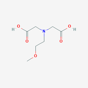 molecular formula C7H13NO5 B3192333 Glycine, N-(carboxymethyl)-N-(2-methoxyethyl)- CAS No. 62117-07-1