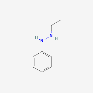 molecular formula C8H12N2 B3192346 1-Ethyl-2-phenylhydrazine CAS No. 622-82-2