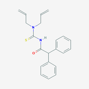 molecular formula C21H22N2OS B319235 N,N-diallyl-N'-(diphenylacetyl)thiourea 