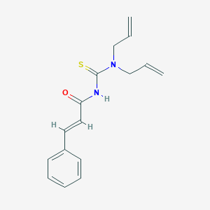 molecular formula C16H18N2OS B319236 N,N-diallyl-N'-cinnamoylthiourea 