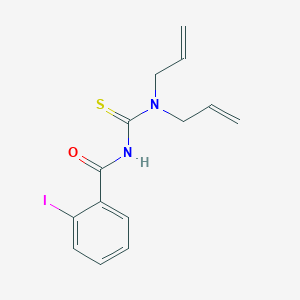 molecular formula C14H15IN2OS B319238 N,N-diallyl-N'-(2-iodobenzoyl)thiourea 
