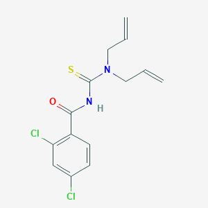 molecular formula C14H14Cl2N2OS B319239 N,N-diallyl-N'-(2,4-dichlorobenzoyl)thiourea 