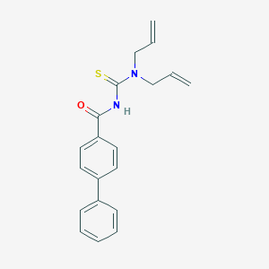 molecular formula C20H20N2OS B319240 N,N-diallyl-N'-([1,1'-biphenyl]-4-ylcarbonyl)thiourea 