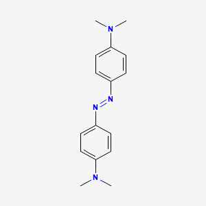 molecular formula C16H20N4 B3192411 Benzenamine, 4,4'-azobis[N,N-dimethyl- CAS No. 6257-64-3