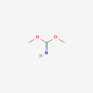 molecular formula C3H7NO2 B3192417 CARBONIMIDIC ACID DIMETHYL ESTER CAS No. 6263-27-0