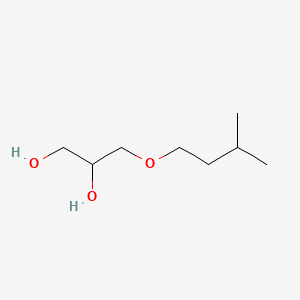 molecular formula C8H18O3 B3192426 1,2-Propanediol, 3-isopentyloxy- CAS No. 627-92-9