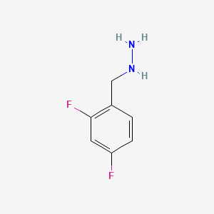 molecular formula C7H8F2N2 B3192431 (2,4-Difluorobenzyl)hydrazine CAS No. 627076-28-2