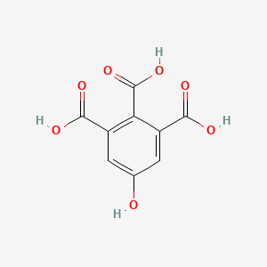 molecular formula C9H6O7 B3192448 5-Hydroxybenzene-1,2,3-tricarboxylic acid CAS No. 6274-40-4