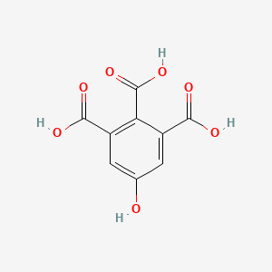 molecular formula C7H6O5 B3192448 5-Hydroxybenzene-1,2,3-tricarboxylic acid CAS No. 6274-40-4