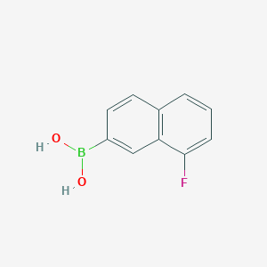molecular formula C10H8BFO2 B3192453 (8-Fluoronaphthalen-2-yl)boronic acid CAS No. 627526-70-9