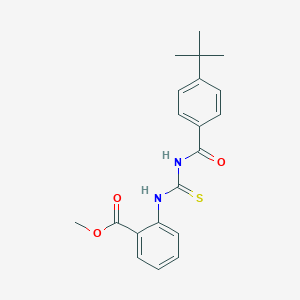 Methyl 2-({[(4-tert-butylbenzoyl)amino]carbothioyl}amino)benzoate