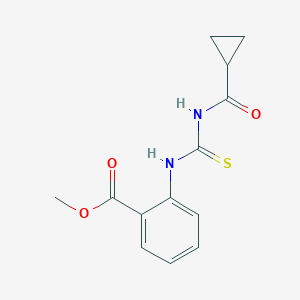 Methyl 2-({[(cyclopropylcarbonyl)amino]carbothioyl}amino)benzoate