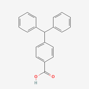 molecular formula C20H16O2 B3192531 4-(Diphenylmethyl)benzoic acid CAS No. 6328-81-0