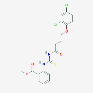 Methyl 2-({[4-(2,4-dichlorophenoxy)butanoyl]carbamothioyl}amino)benzoate