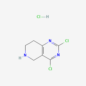 2,4-Dichloro-5,6,7,8-tetrahydropyrido[4,3-d]pyrimidine hydrochloride