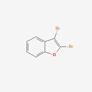 molecular formula C8H4Br2O B3192647 2,3-Dibromobenzofuran CAS No. 64150-61-4