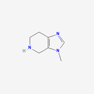 molecular formula C7H11N3 B3192671 3-Methyl-4,5,6,7-tetrahydro-3H-imidazo[4,5-C]pyridine CAS No. 64403-25-4