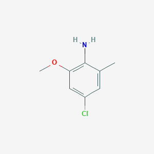 molecular formula C8H10ClNO B3192677 4-Chloro-2-methoxy-6-methylaniline CAS No. 644961-69-3