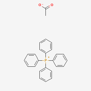 Phosphonium, tetraphenyl-, acetate