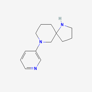 molecular formula C13H19N3 B3192692 1,7-Diazaspiro[4.5]decane, 7-(3-pyridinyl)- CAS No. 646056-72-6
