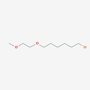 molecular formula C9H19BrO2 B3192698 1-Bromo-6-(2-methoxyethoxy)hexane CAS No. 646066-50-4