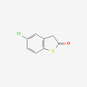 molecular formula C8H5ClOS B3192764 Benzo[b]thiophen-2(3H)-one, 5-chloro- CAS No. 65141-31-3