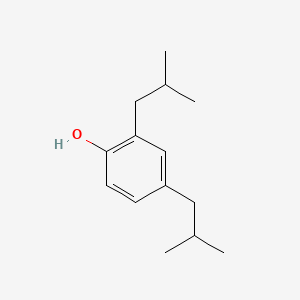 molecular formula C14H22O B3192769 2,4-Diisobutylphenol CAS No. 65152-07-0