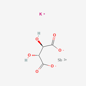 molecular formula C4H4KO6Sb+2 B3192795 Einecs 229-436-1 CAS No. 6535-15-5