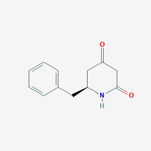 2,4-Piperidinedione, 6-(phenylmethyl)-, (6S)-