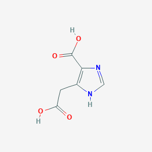 5-(Carboxymethyl)-1h-imidazole-4-carboxylic acid