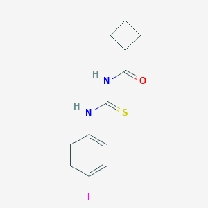 molecular formula C12H13IN2OS B319290 N-[(4-iodophenyl)carbamothioyl]cyclobutanecarboxamide 
