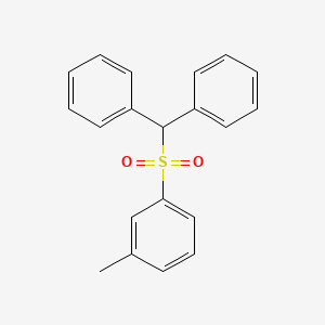 1-[(Diphenylmethyl)sulfonyl]-3-methylbenzene