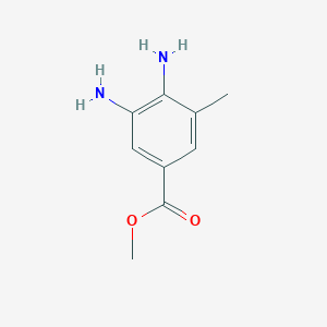molecular formula C9H12N2O2 B3192966 Methyl 3,4-diamino-5-methylbenzoate CAS No. 668276-43-5