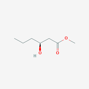 molecular formula C7H14O3 B3192970 (S)-甲基 3-羟基己酸酯 CAS No. 66997-70-4