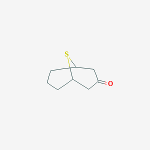 molecular formula C8H12OS B3192991 9-硫杂双环[3.3.1]壬-3-酮 CAS No. 67194-70-1