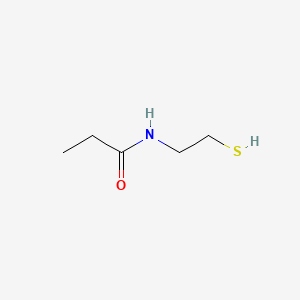 molecular formula C5H11NOS B3193004 Propanamide, N-(2-mercaptoethyl)- CAS No. 67305-72-0
