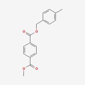 molecular formula C17H16O4 B3193074 Methyl (4-methylphenyl)methyl terephthalate CAS No. 67801-55-2