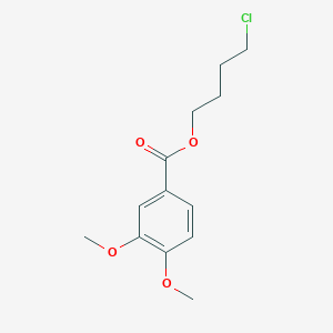 molecular formula C13H17ClO4 B031931 4-氯丁基 3,4-二甲氧基苯甲酸酯 CAS No. 69788-75-6