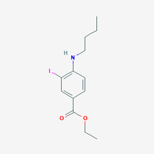 molecular formula C13H18INO2 B3193101 Ethyl 4-(butylamino)-3-iodobenzoate CAS No. 681259-72-3