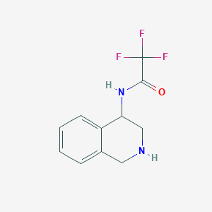 molecular formula C11H11F3N2O B3193108 2,2,2-Trifluoro-N-(1,2,3,4-tetrahydroisoquinolin-4-yl)acetamide CAS No. 681448-80-6